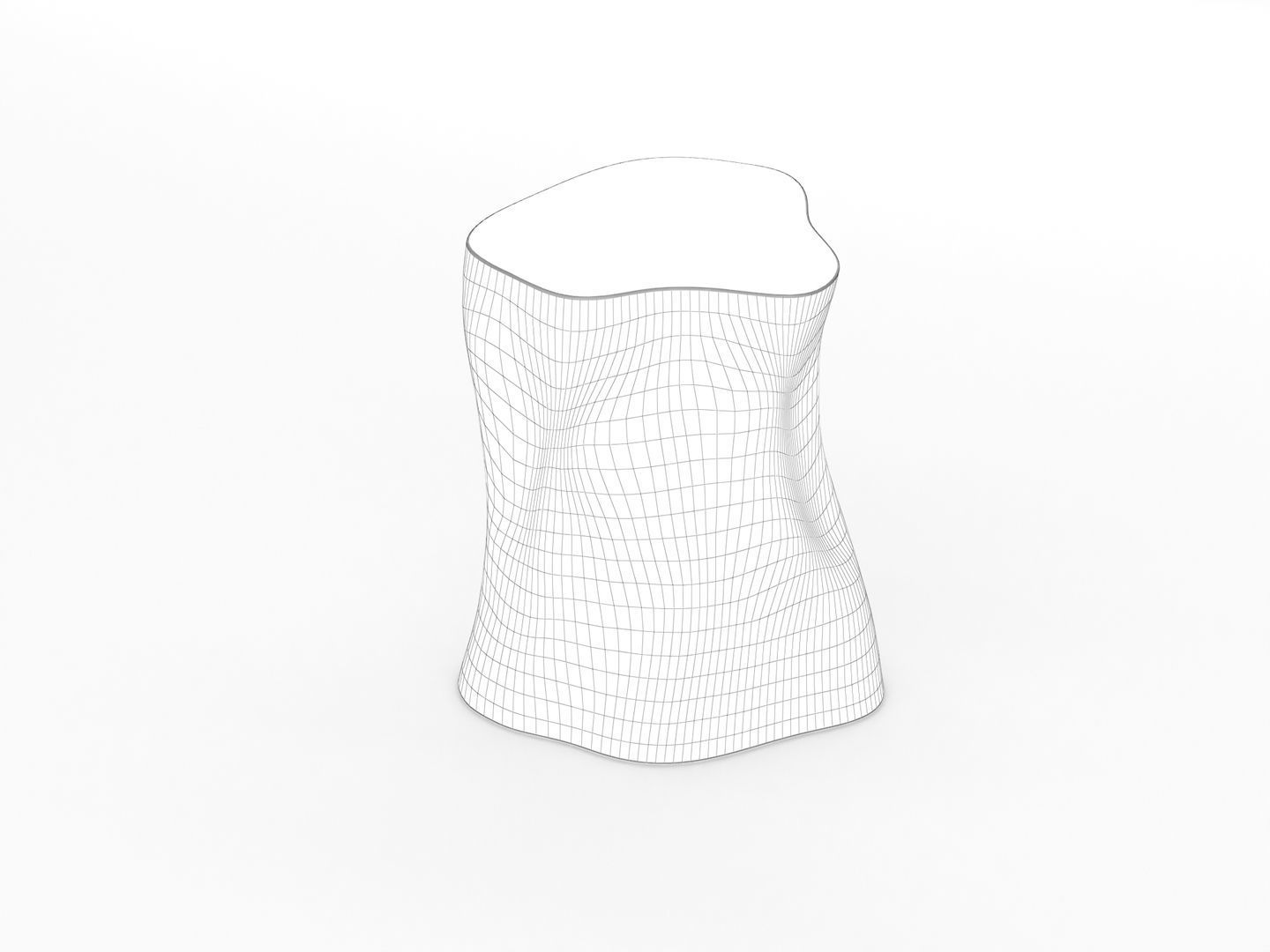 Tree Log Table 016 3D model_11