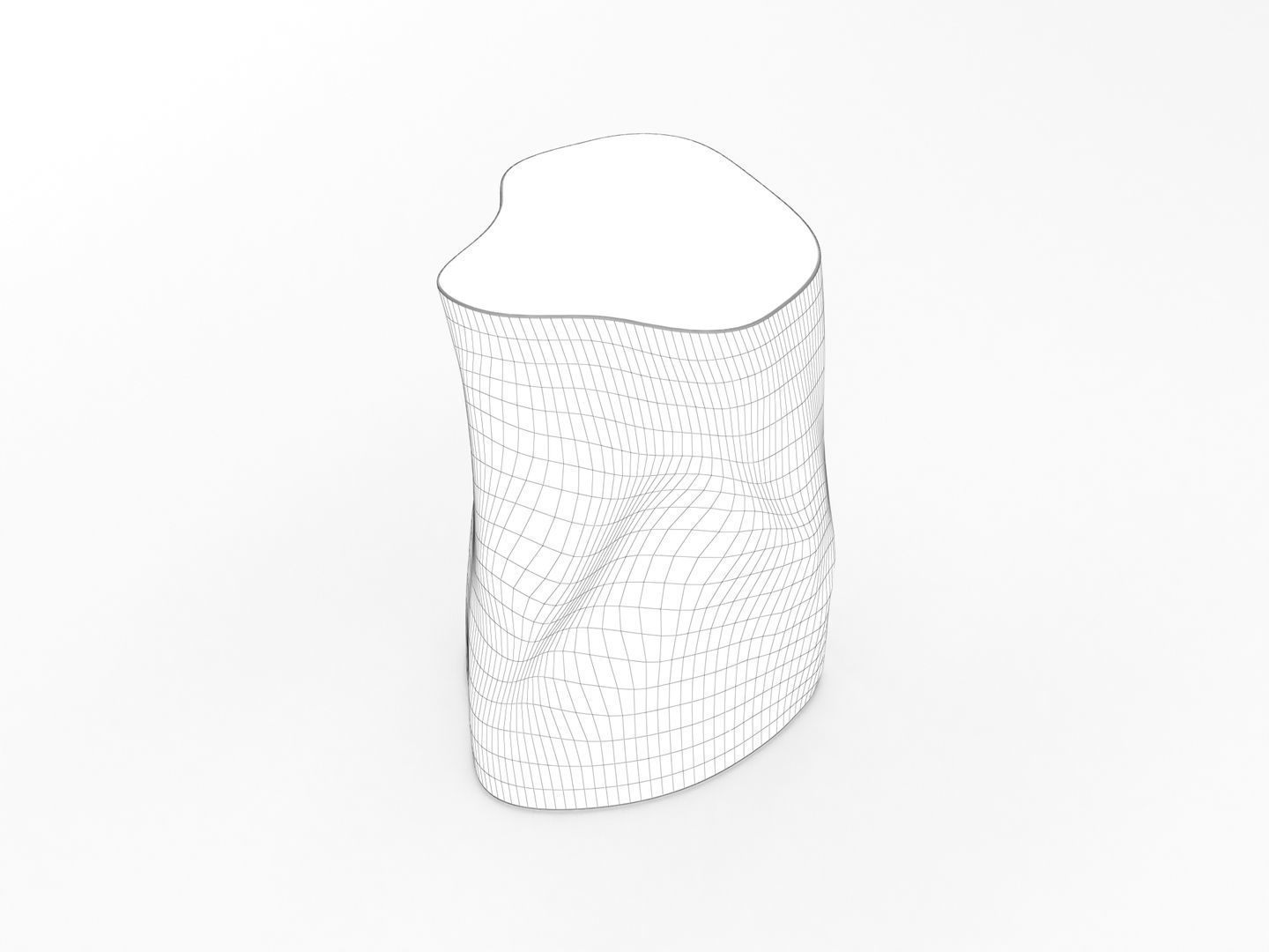 Tree Log Table 016 3D model_9