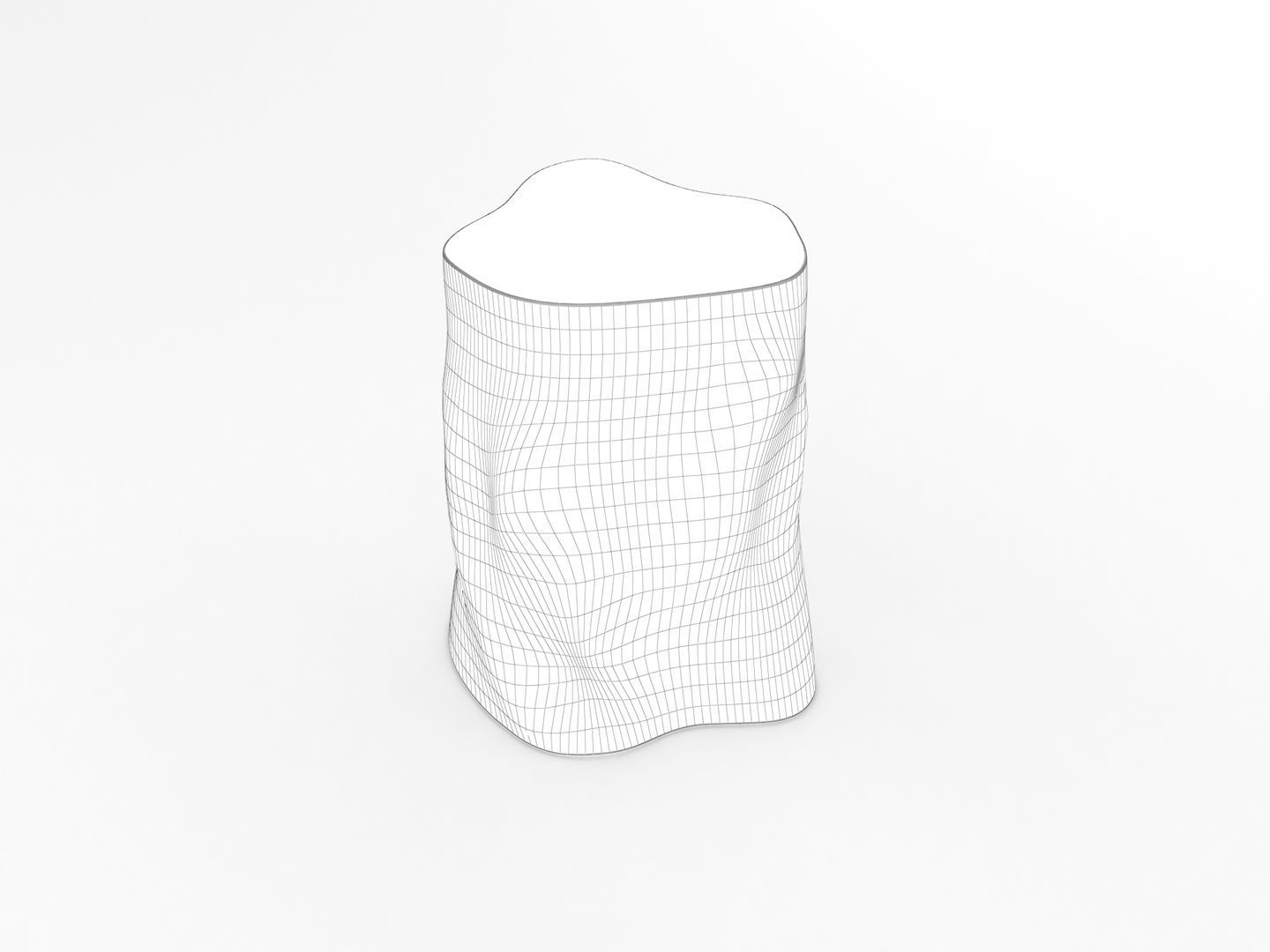 Tree Log Table 016 3D model_13