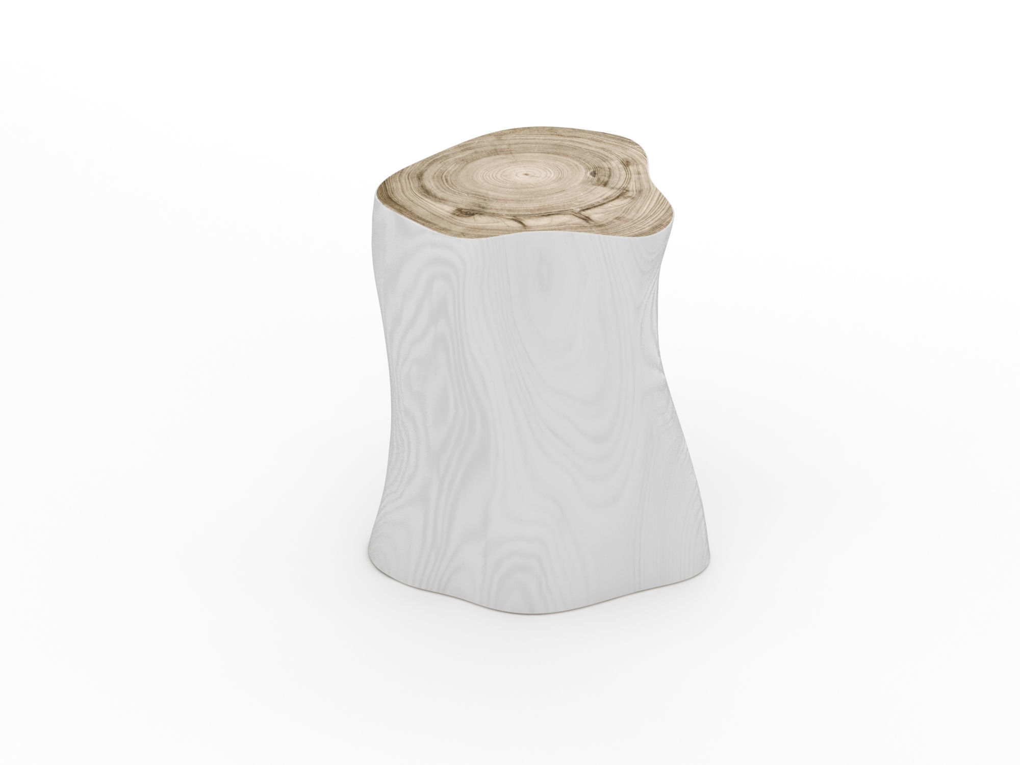 Tree Log Table 016 3D model_2