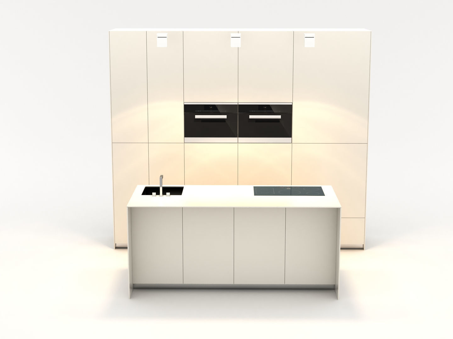 Kitchen Island Setup 3D model | CGTrader