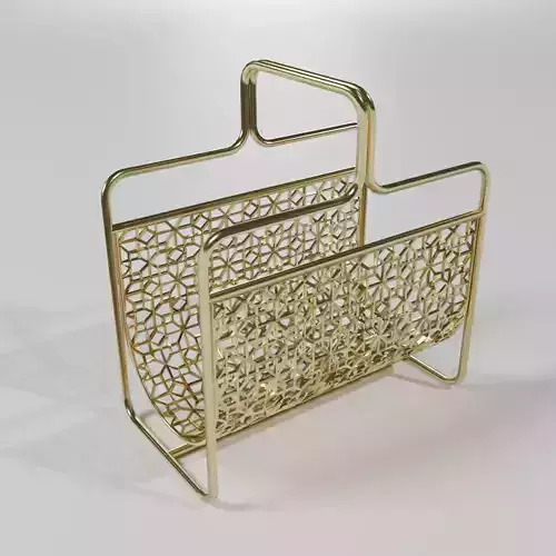 Newspaper holder without newspapers