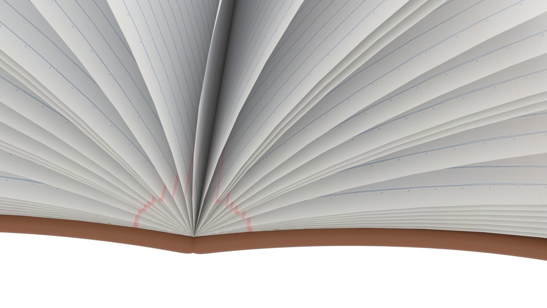 Closed and Open Books 3D model_4