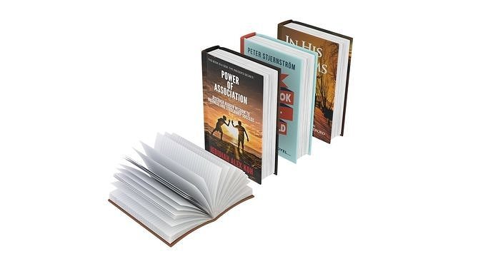 Closed and Open Books 3D model