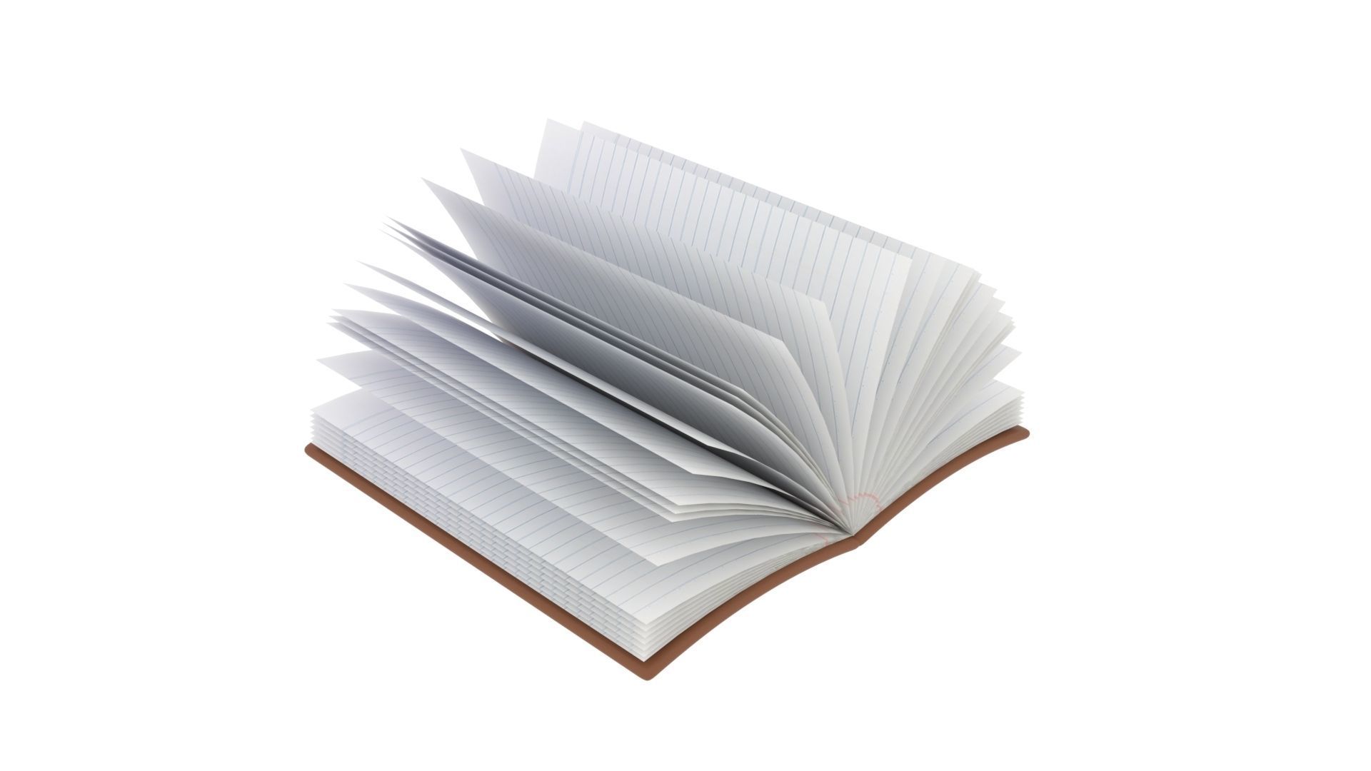 Closed and Open Books 3D model_14