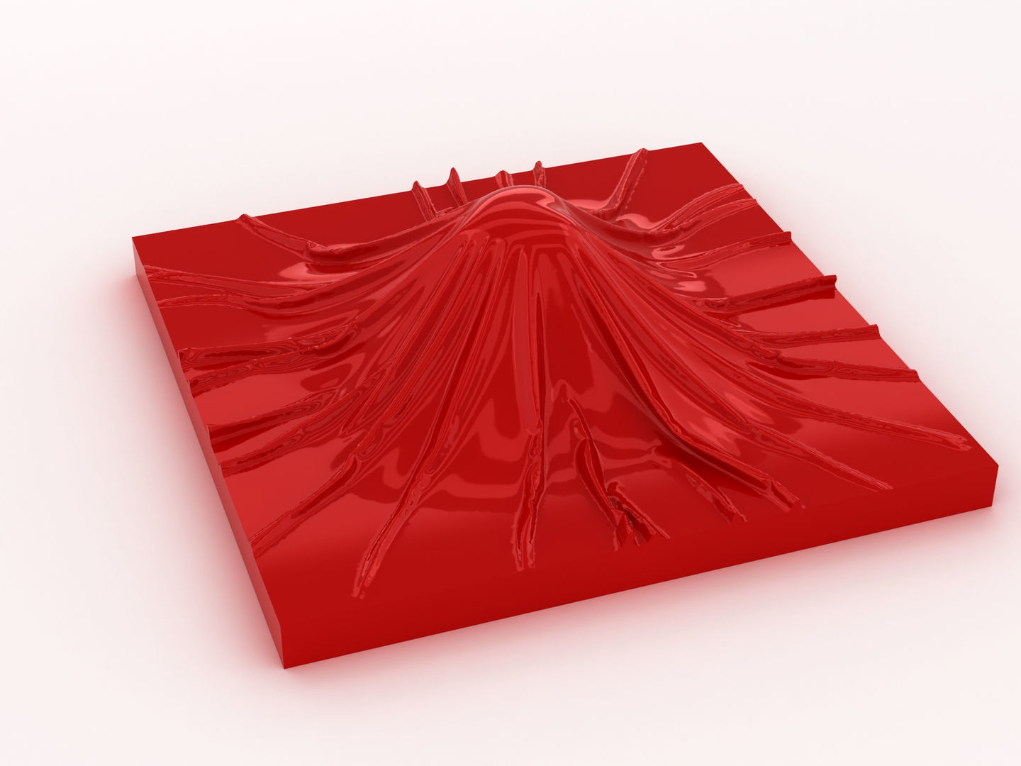 Decorative Heart 001 3D model_5