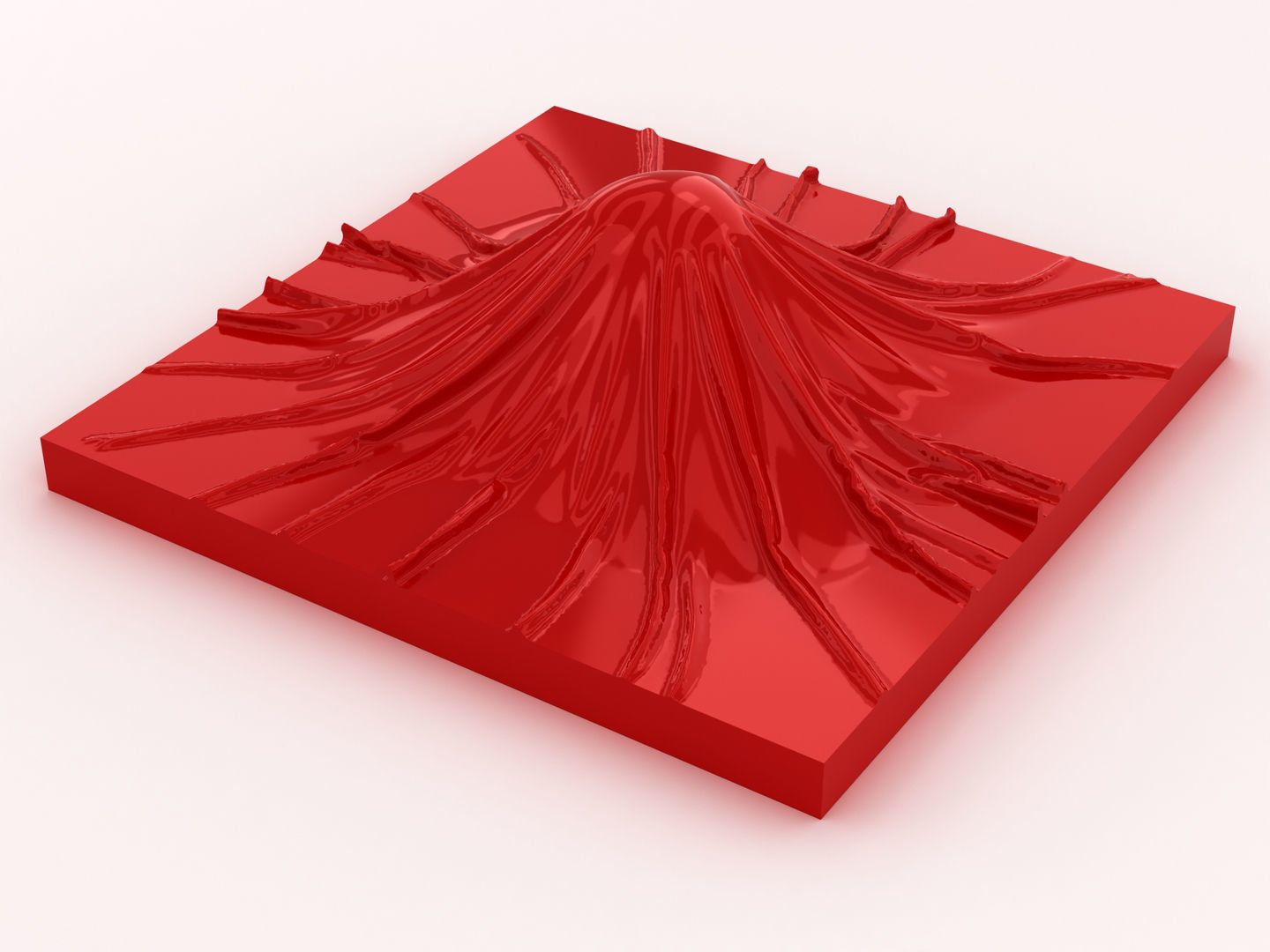 Decorative Heart 001 3D model_3