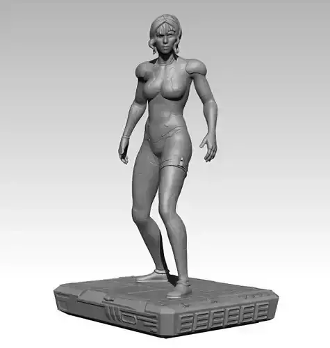 Ghost In The Shell Figurine - Scarlett Johansen