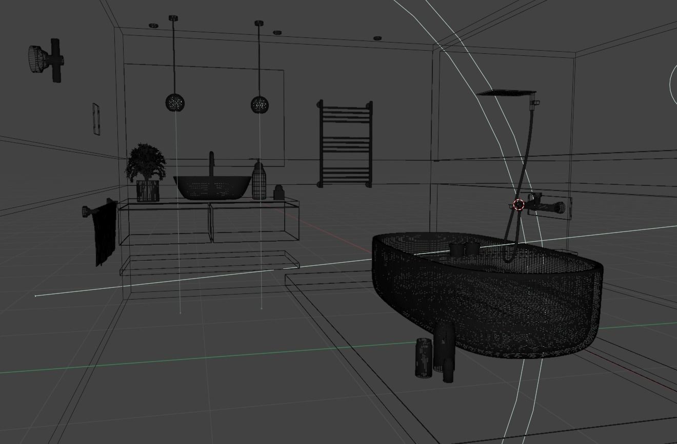 Bathroom  3D model_5