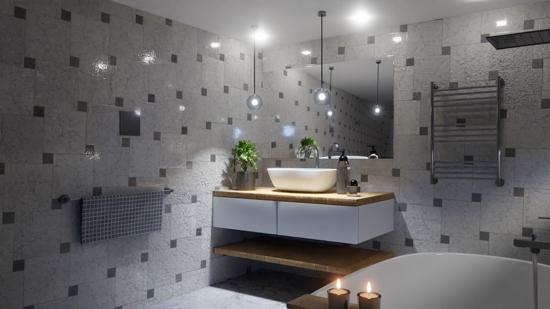 Bathroom  3D model_2