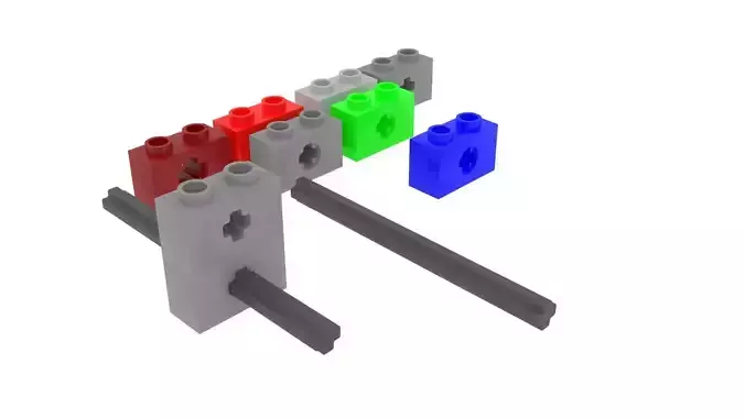 Lego Bricks With Axle Hole