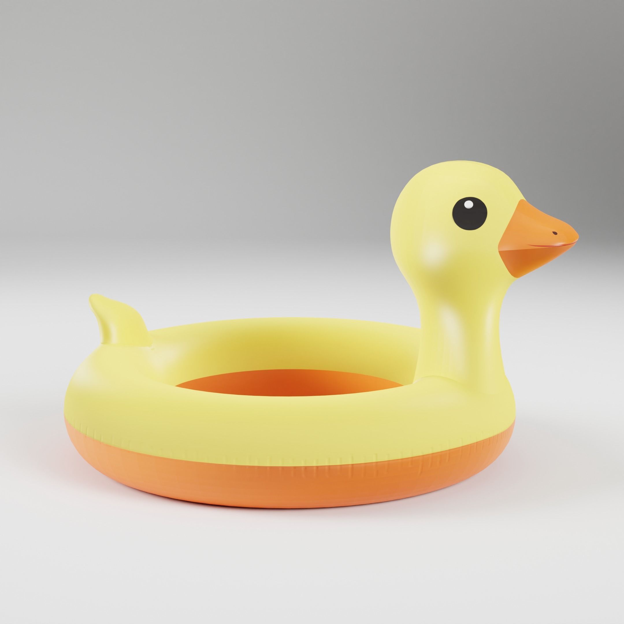Set of 10 Inflatable Animals - LOWPOLY Low-poly 3D model_2