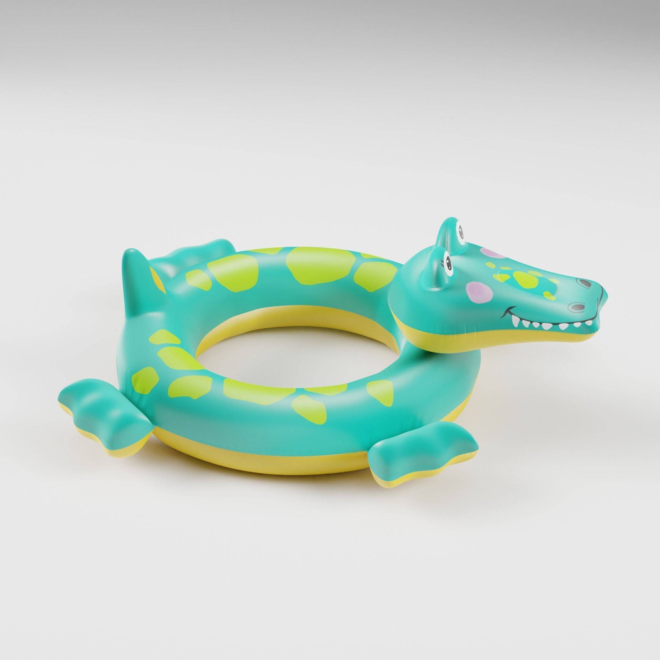 Set of 10 Inflatable Animals - LOWPOLY Low-poly 3D model_48