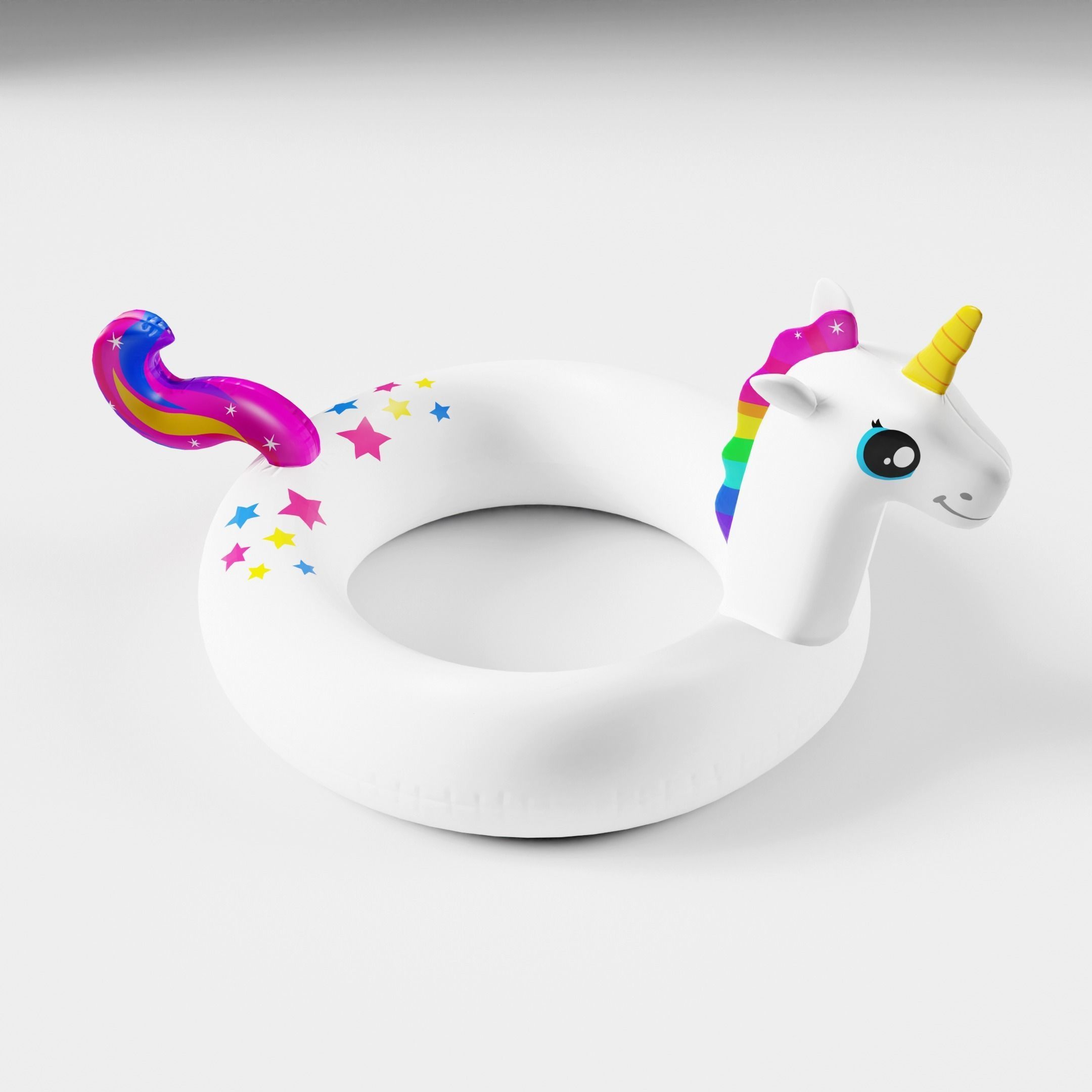 Set of 10 Inflatable Animals - LOWPOLY Low-poly 3D model_9
