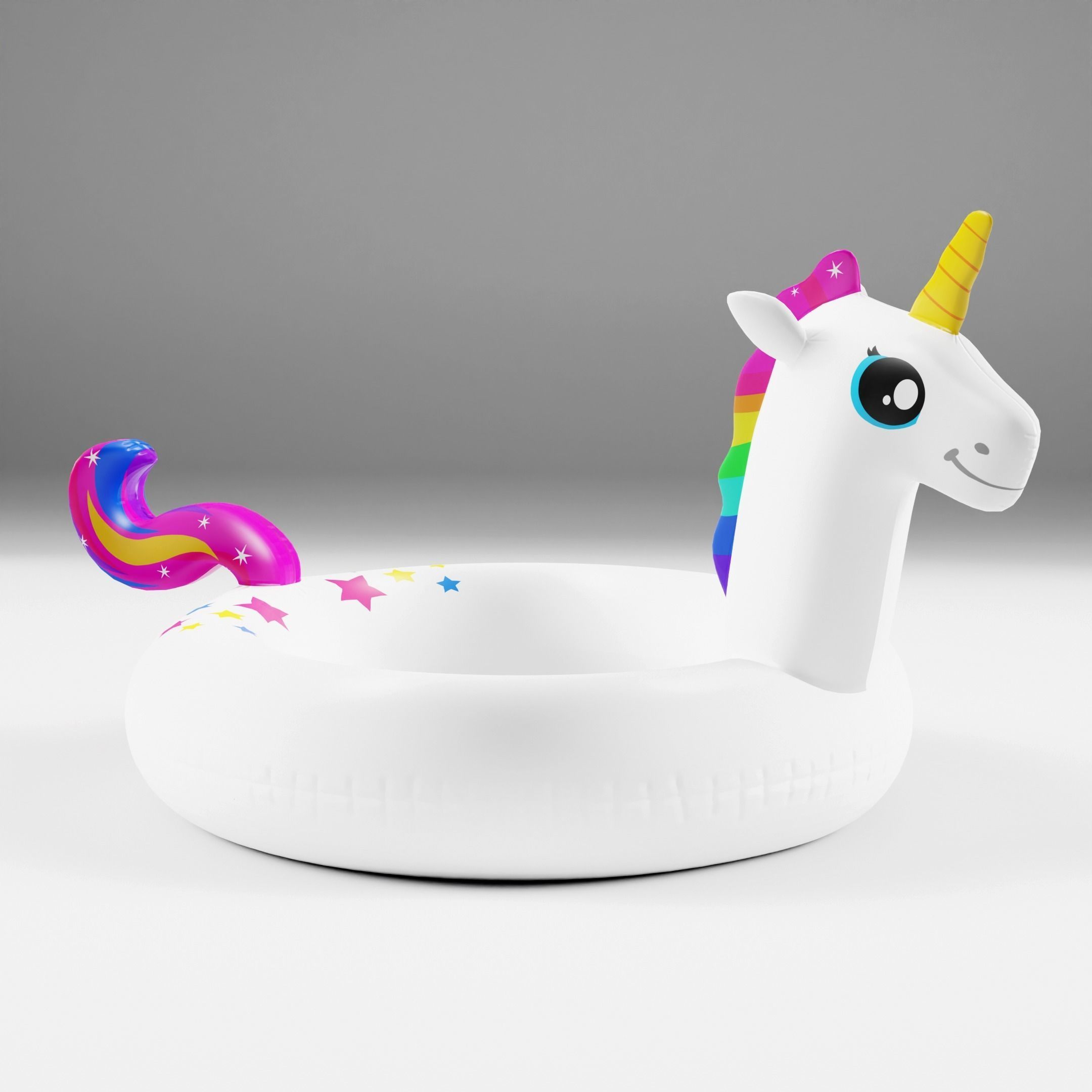 Set of 10 Inflatable Animals - LOWPOLY Low-poly 3D model_46