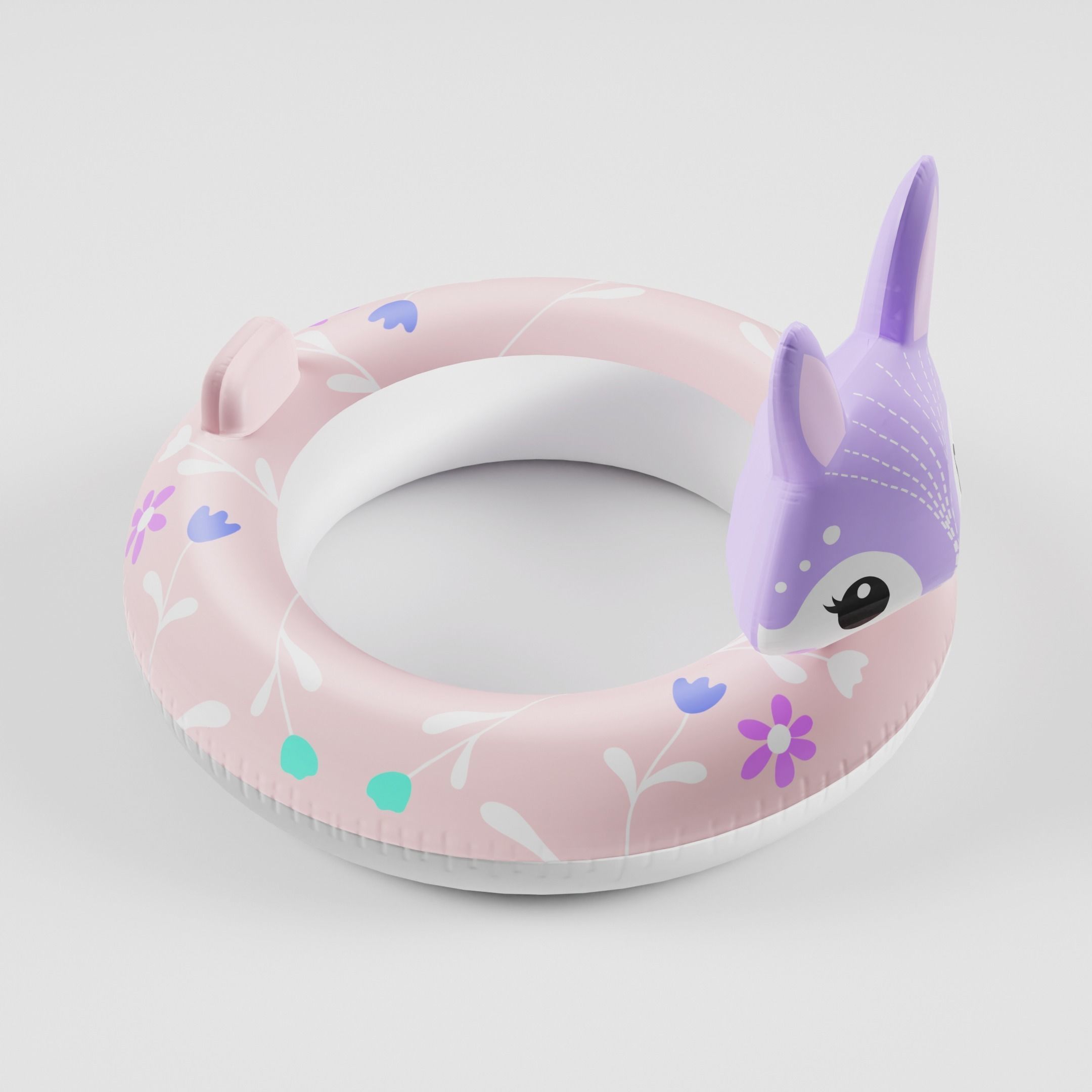 Set of 10 Inflatable Animals - LOWPOLY Low-poly 3D model_36