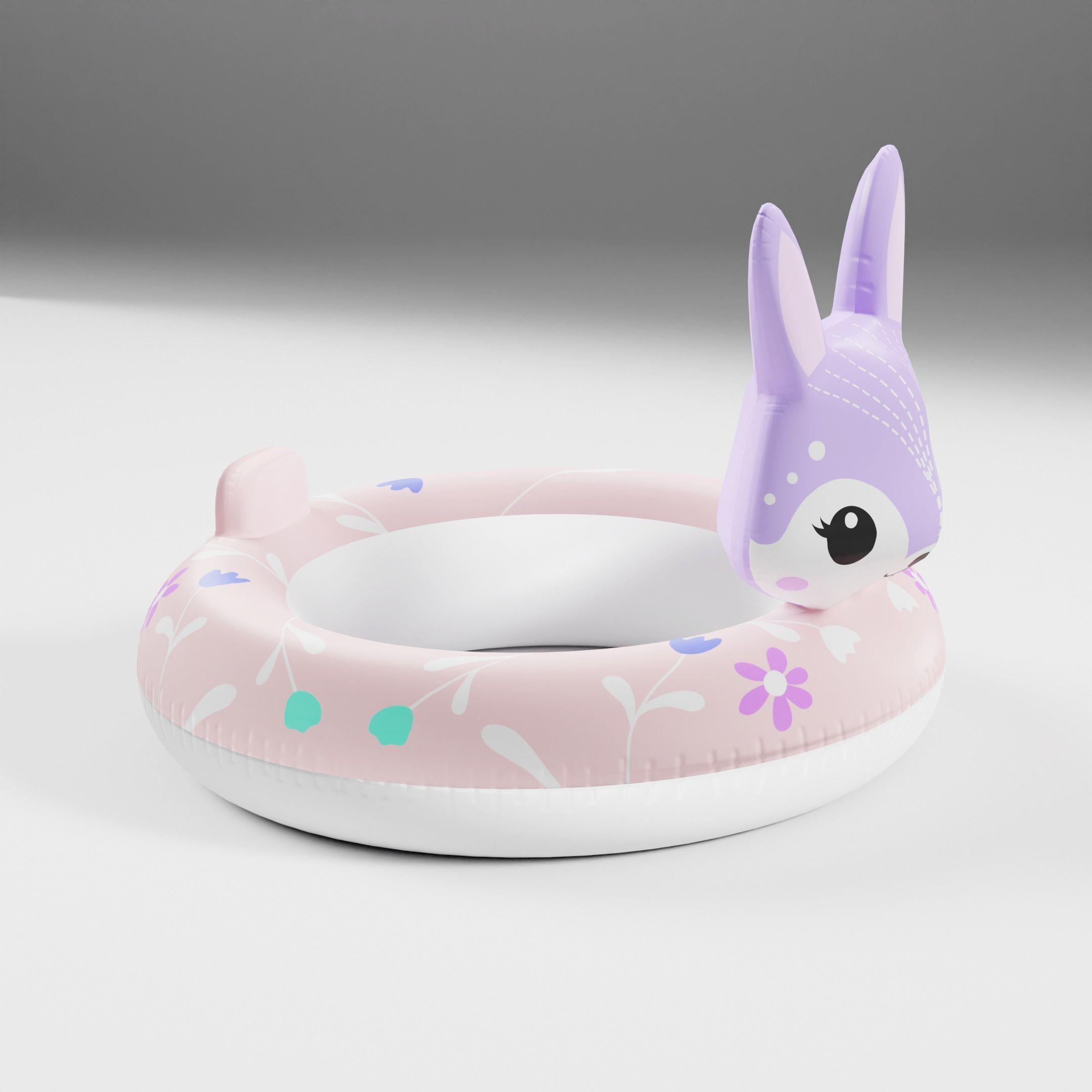 Set of 10 Inflatable Animals - LOWPOLY Low-poly 3D model_5
