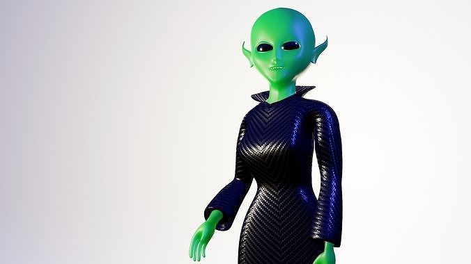 Alien Woman 3D model