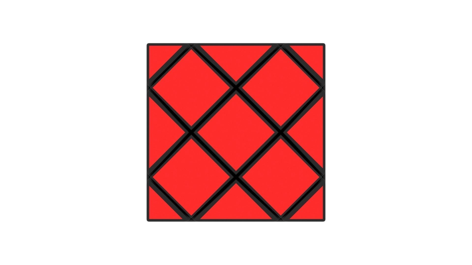 Skewb Puzzle 3x3x3 3D model_7