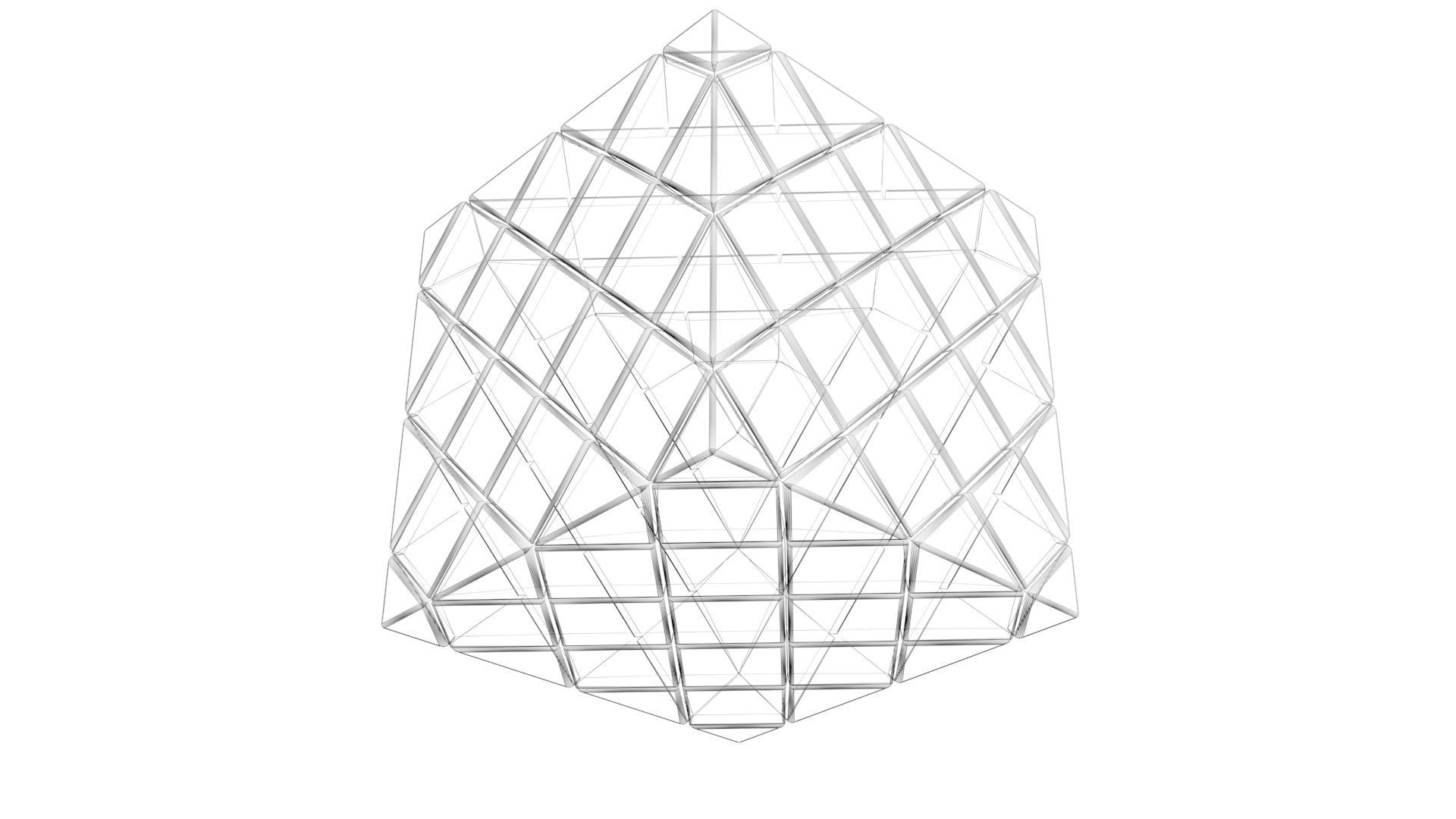 Skewb 4x4x4 3D model_16