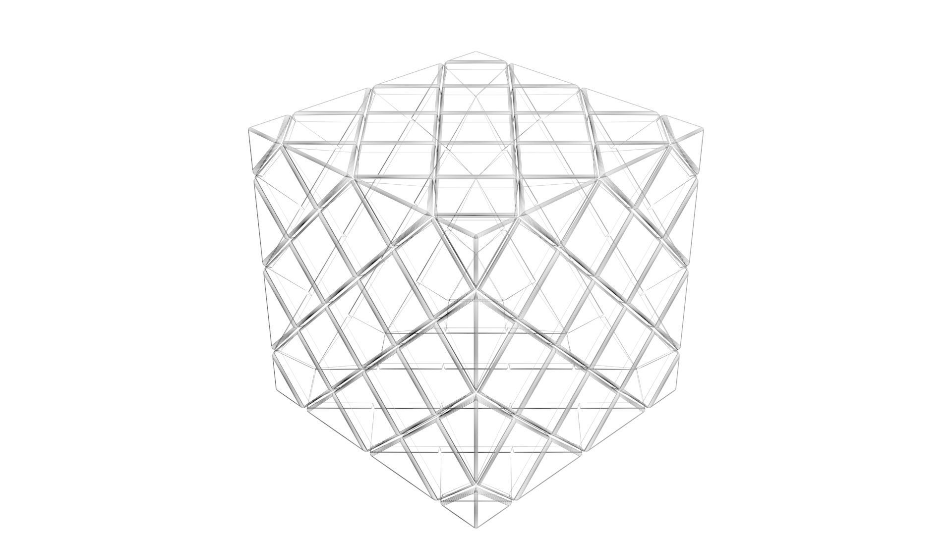 Skewb 4x4x4 3D model_15