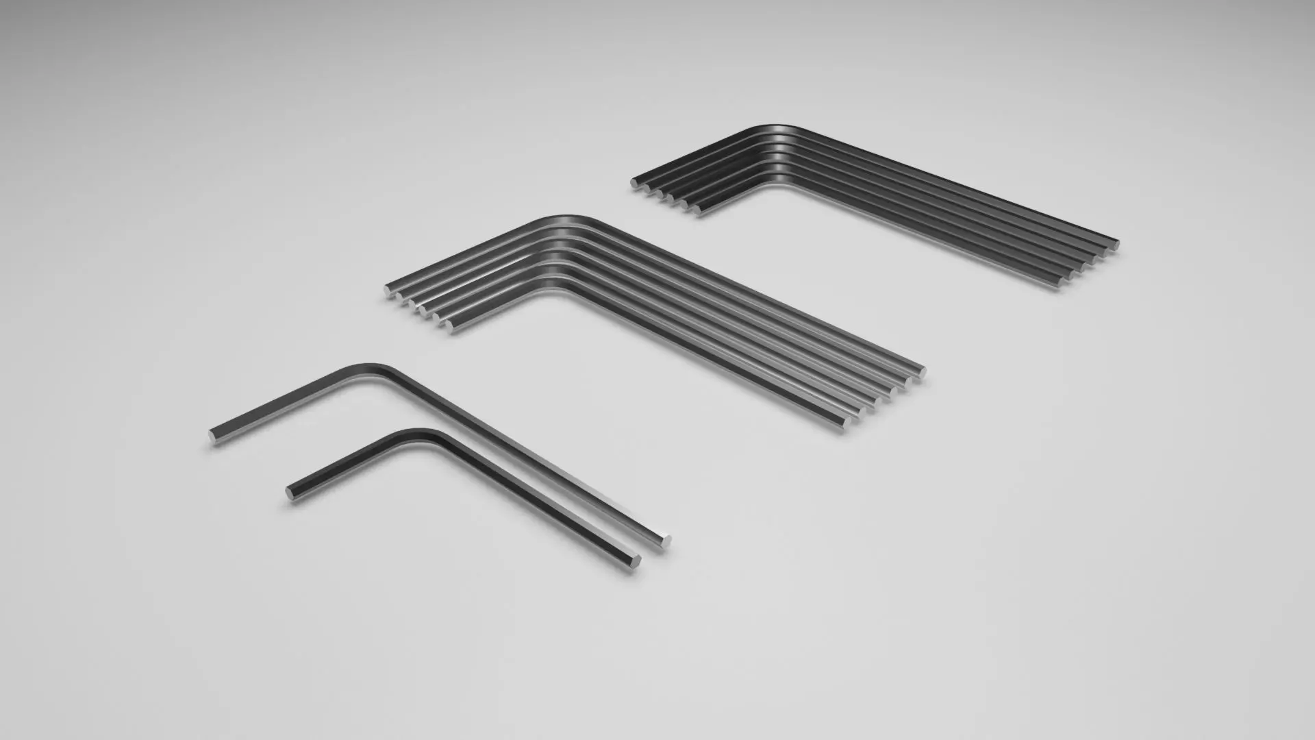 Allen Wrenches 3D model | CGTrader