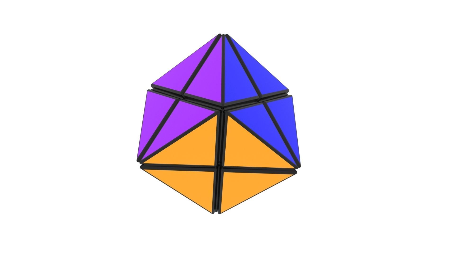 Dino Cubes Set 3D model_14