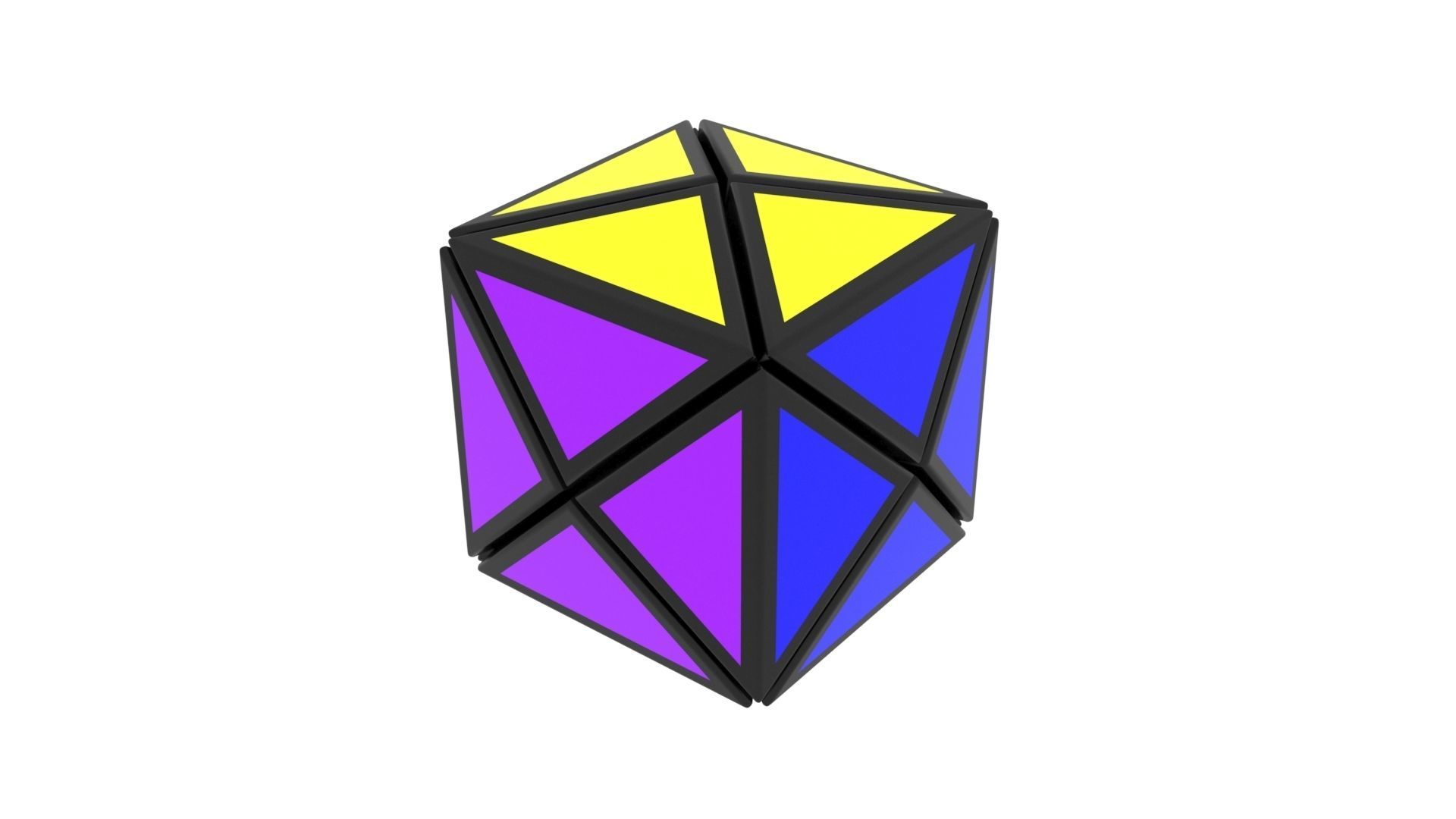 Dino Cubes Set 3D model_47