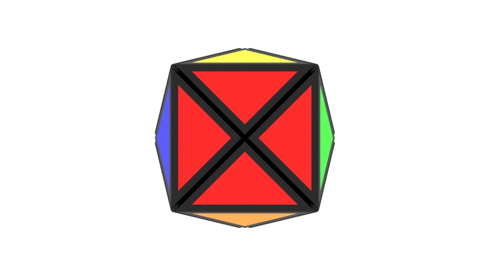 Dino Cubes Set 3D model_54