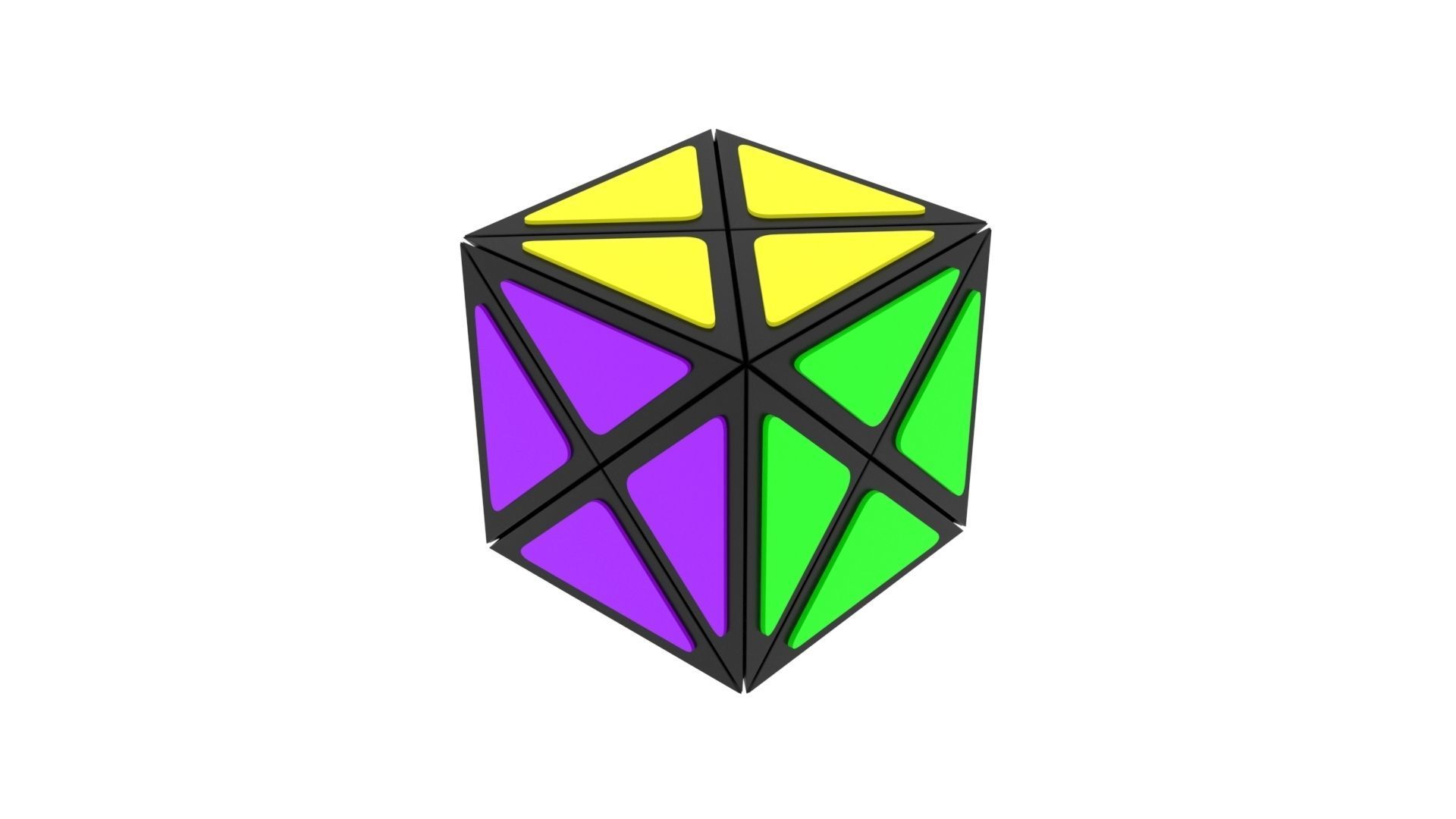 Dino Cubes Set 3D model_23