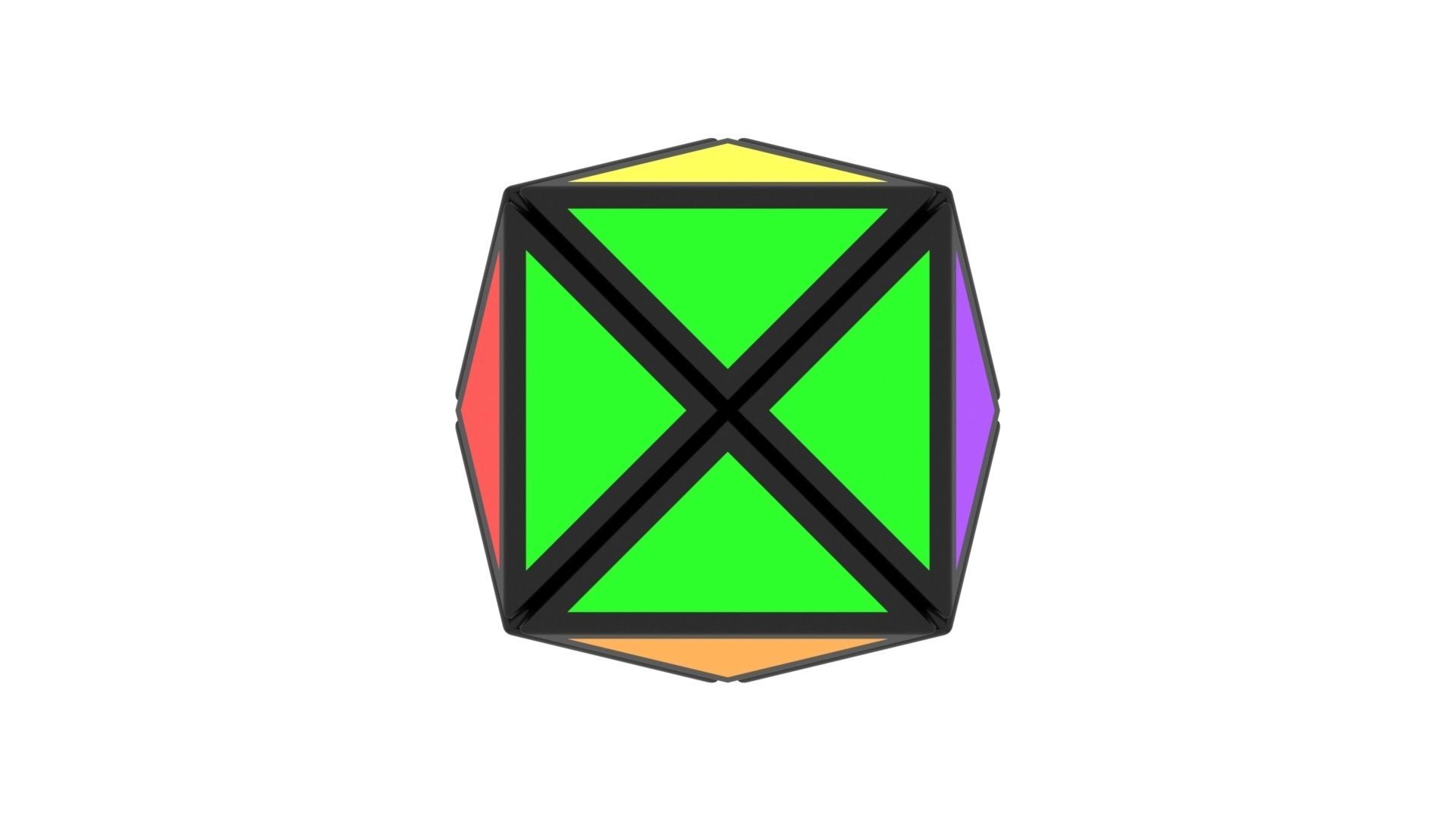 Dino Cubes Set 3D model_58