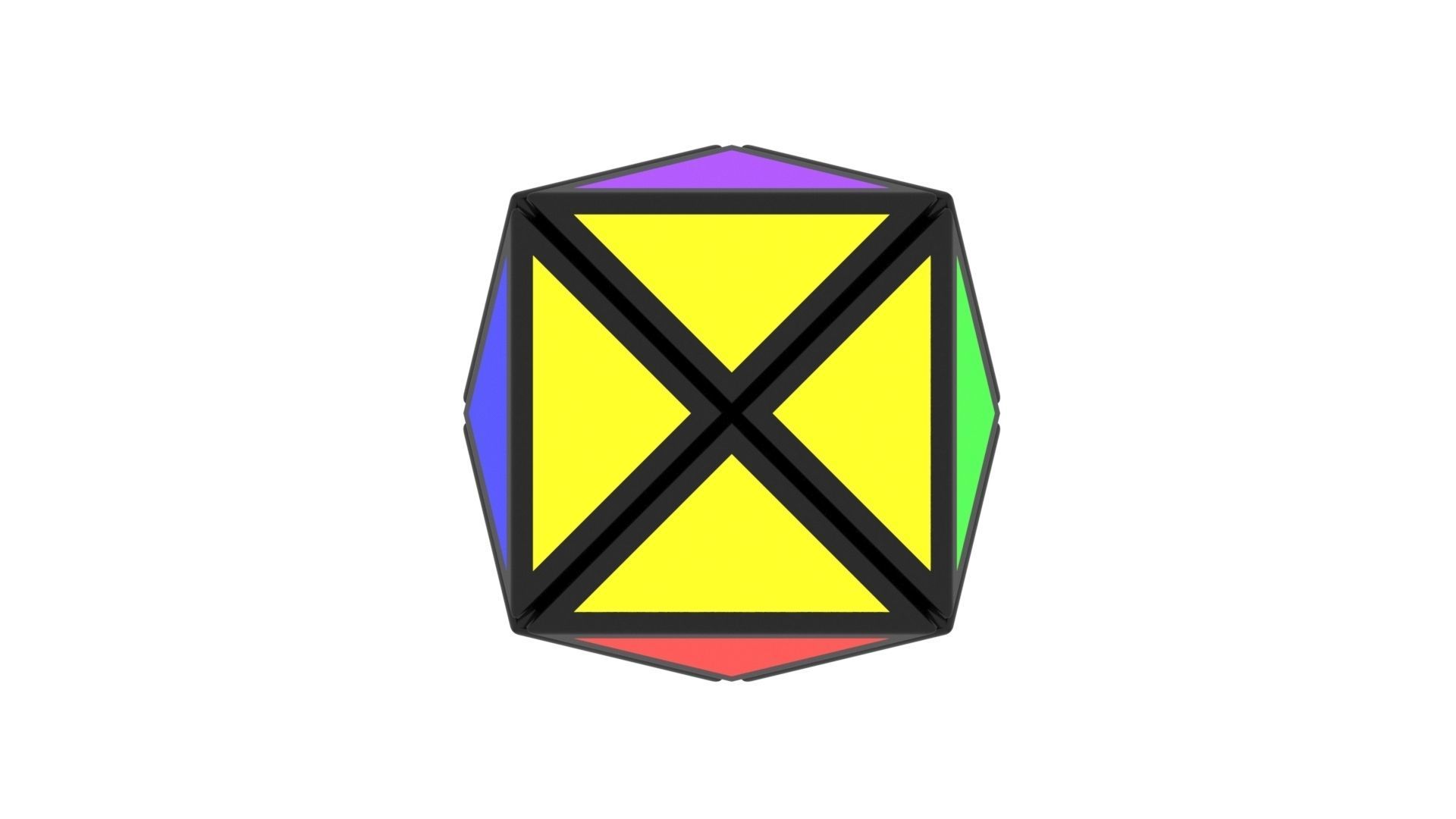 Dino Cubes Set 3D model_53