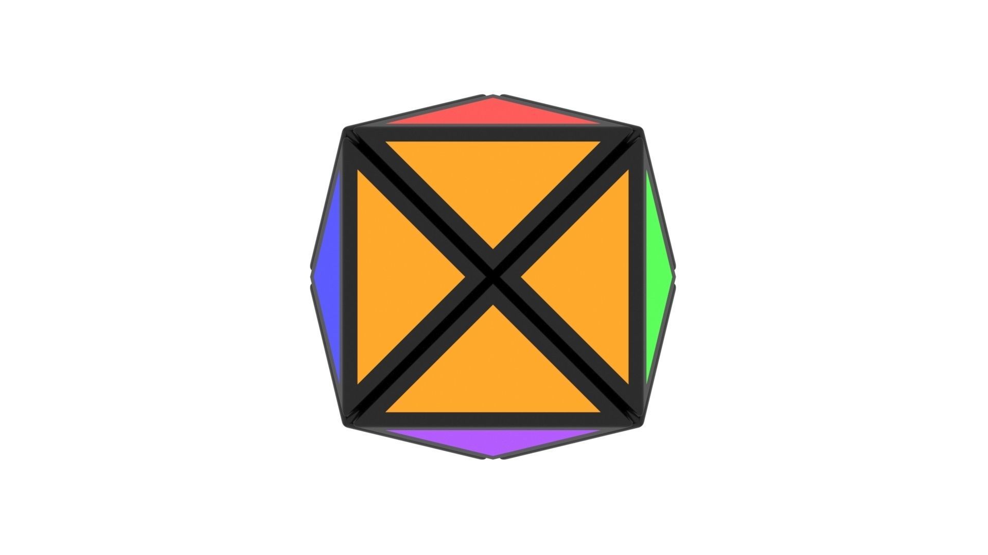 Dino Cubes Set 3D model_56