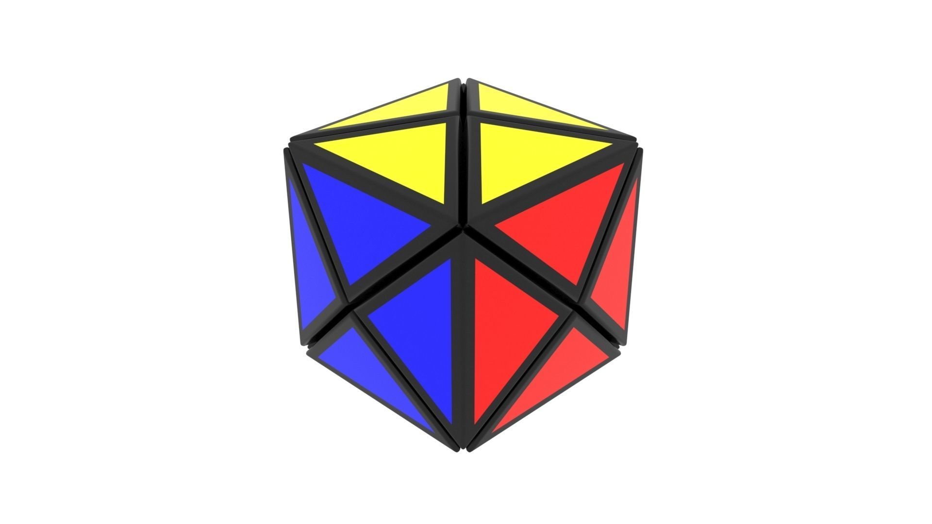 Dino Cubes Set 3D model_46