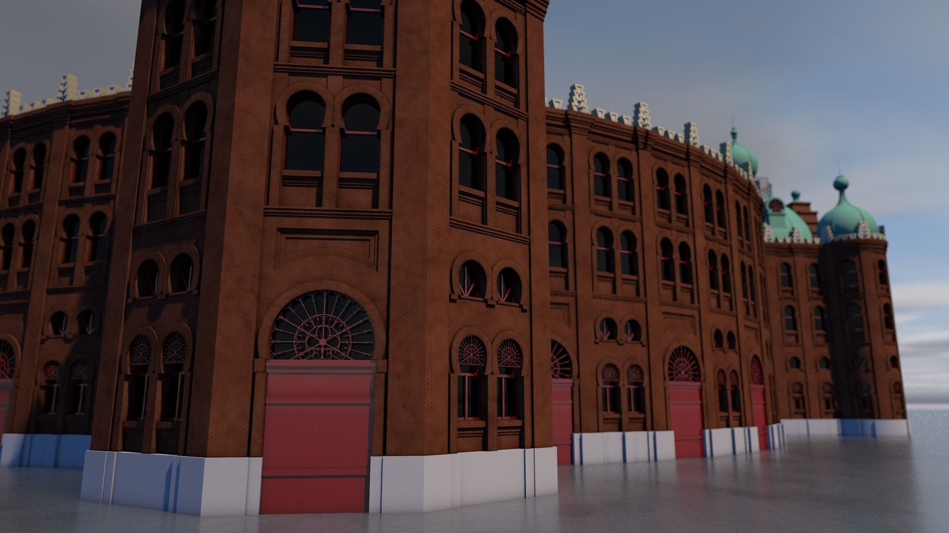 Campo Pequeno 3D model_2