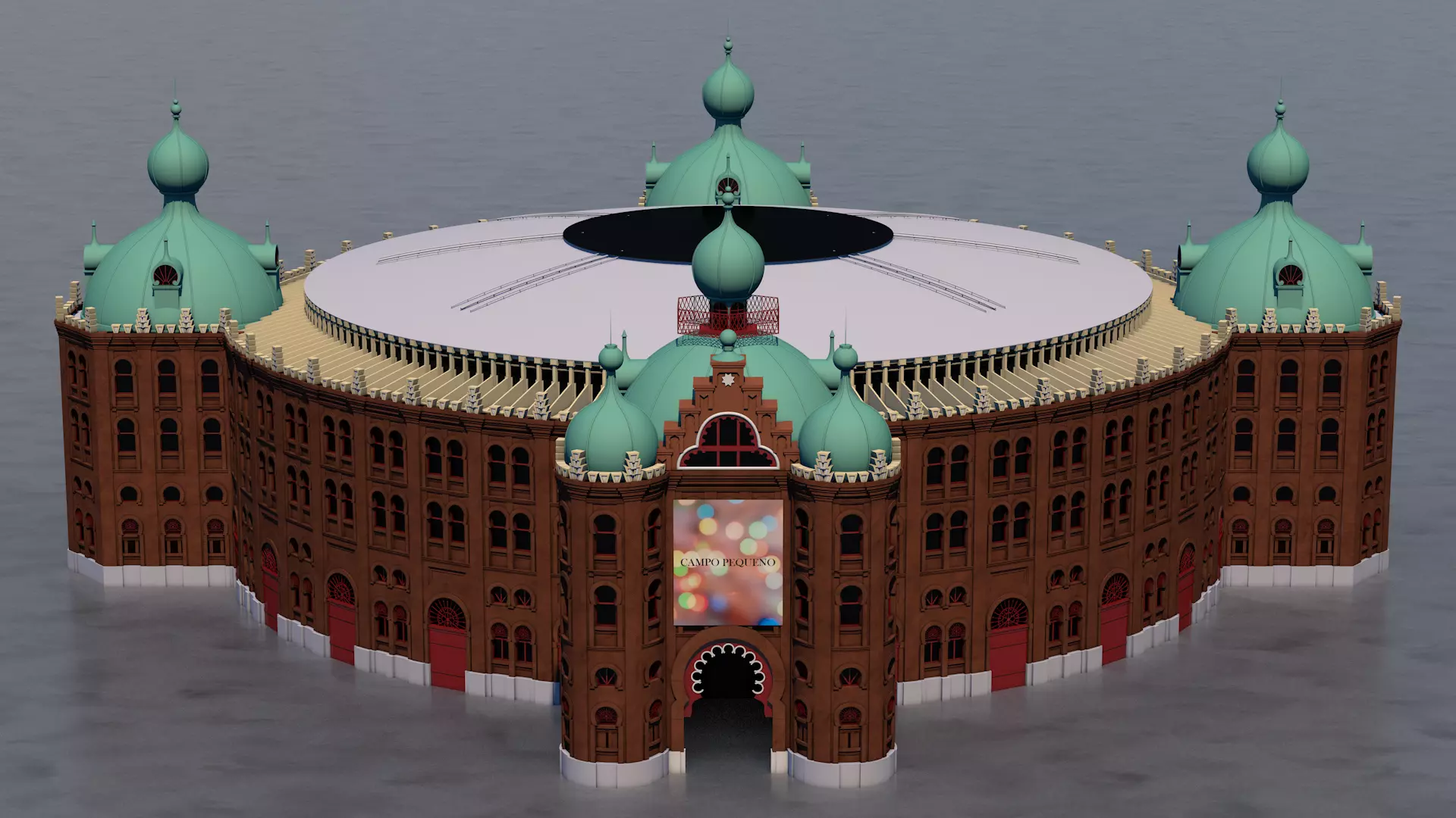 Campo Pequeno 3D model_0