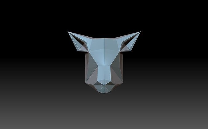 Deer head 3D print model