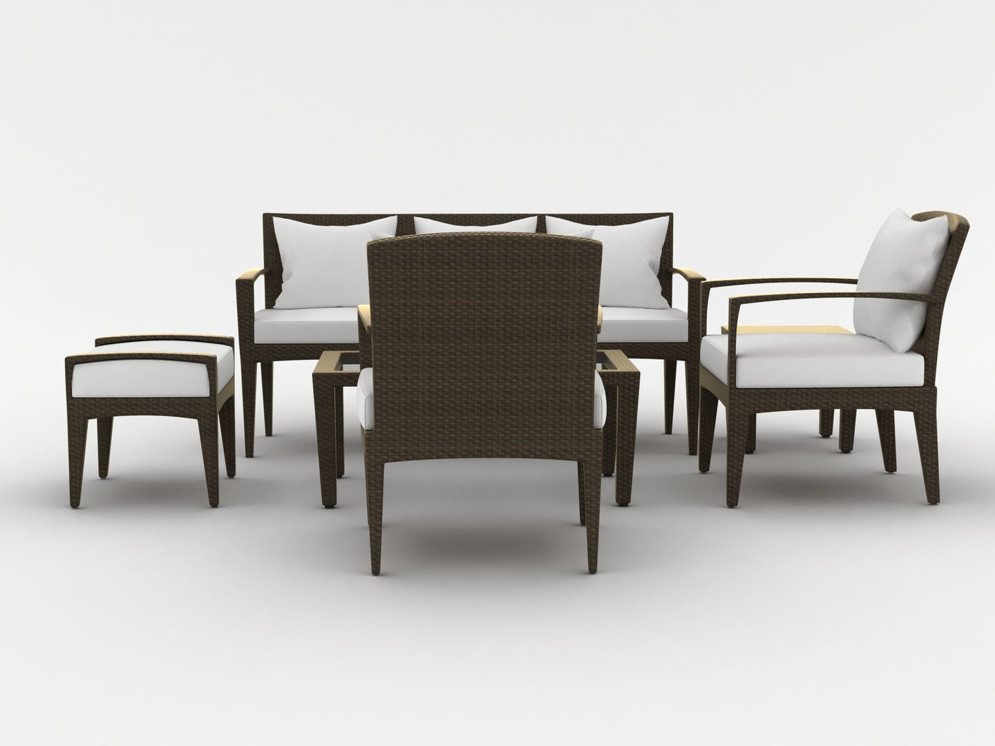 Dedon Panama Set 3D model_6