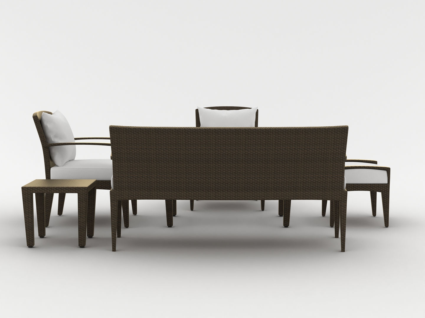 Dedon Panama Set 3D model_7