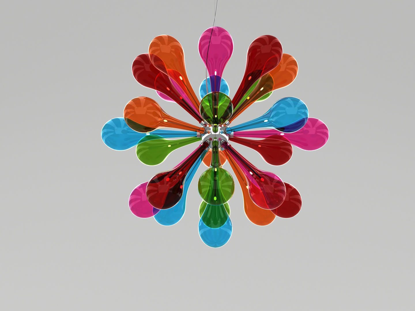 Decorative Ceiling Lamp 3D model_6