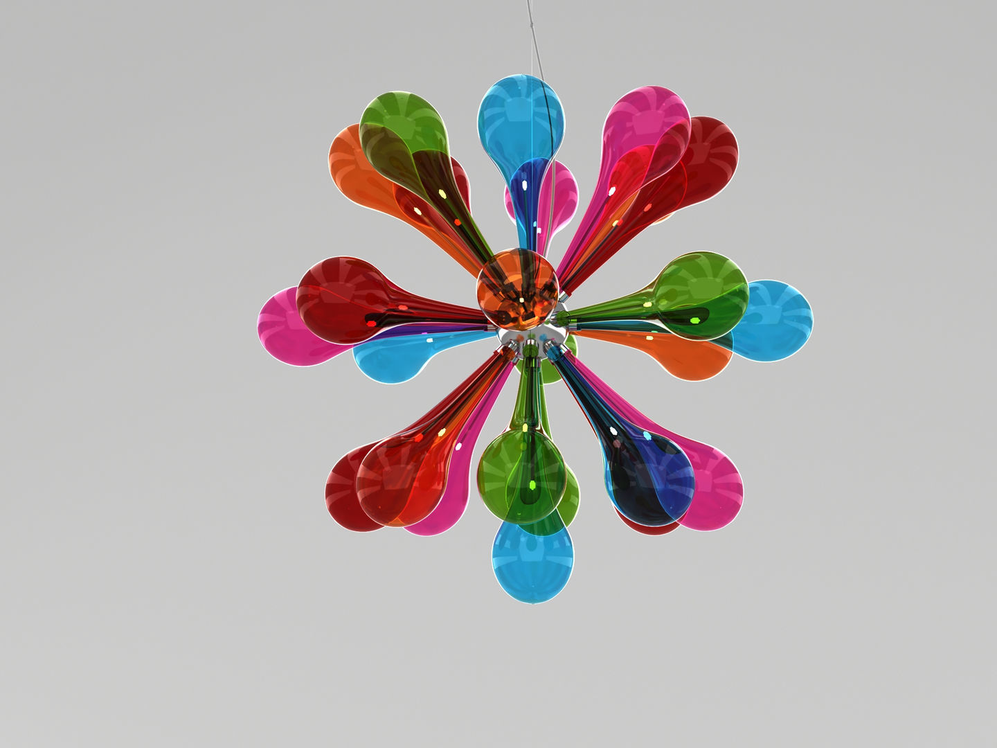 Decorative Ceiling Lamp 3D model_5