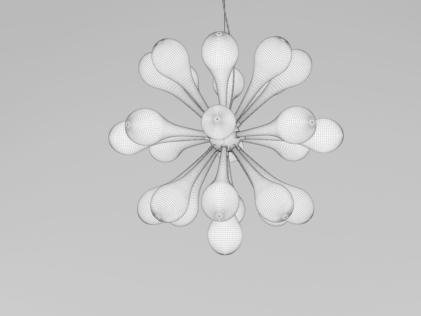 Decorative Ceiling Lamp 3D model_13