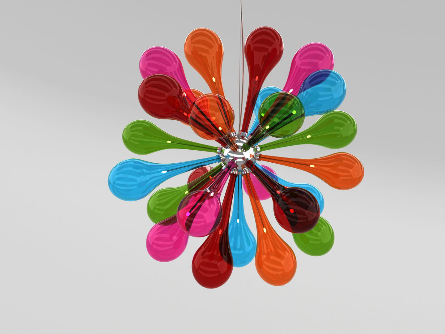 Decorative Ceiling Lamp 3D model_2