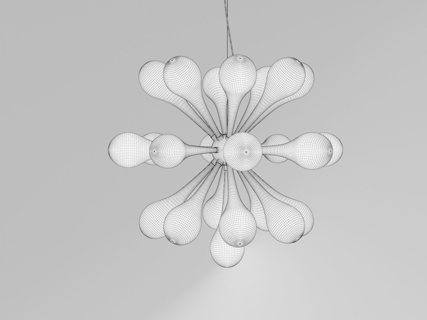 Decorative Ceiling Lamp 3D model_8