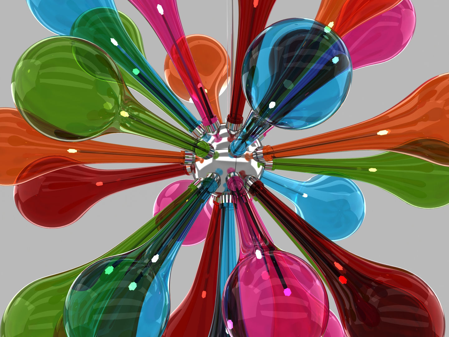 Decorative Ceiling Lamp 3D model_4