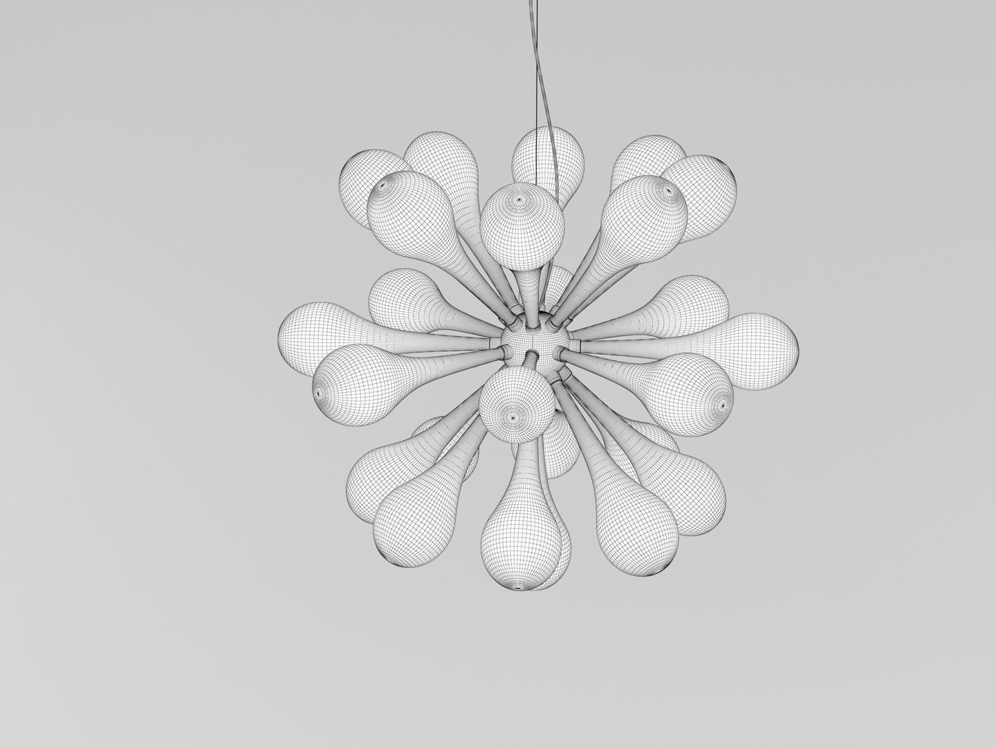 Decorative Ceiling Lamp 3D model_9