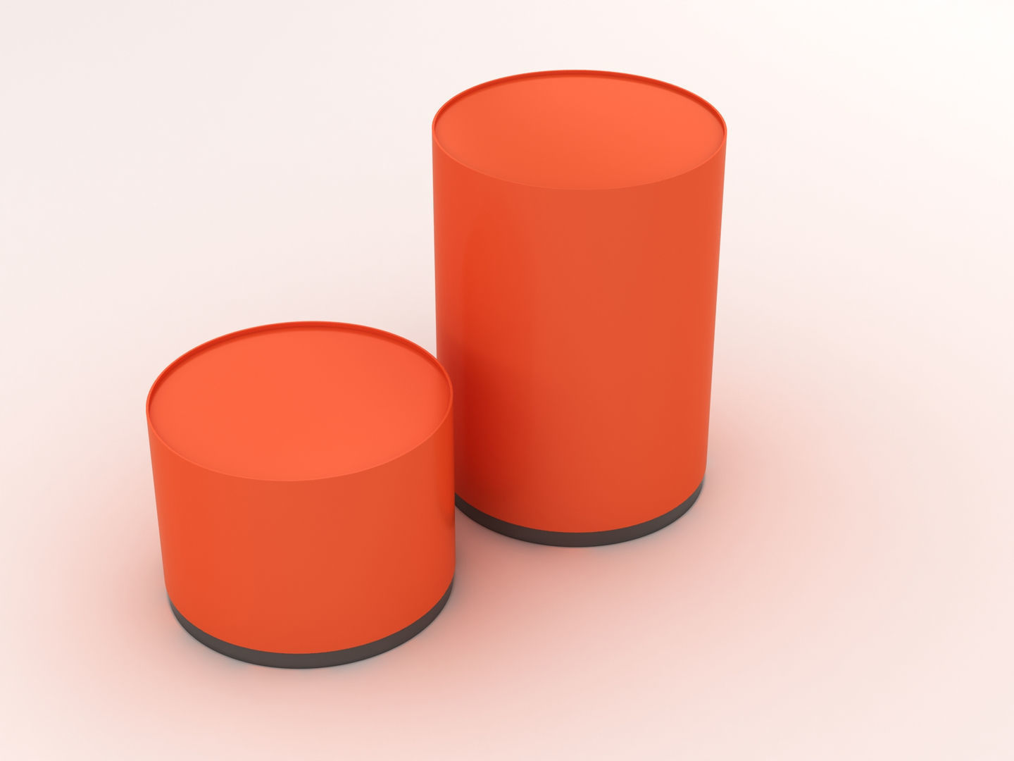 Kartell Cabinet Side Table 3D model_4