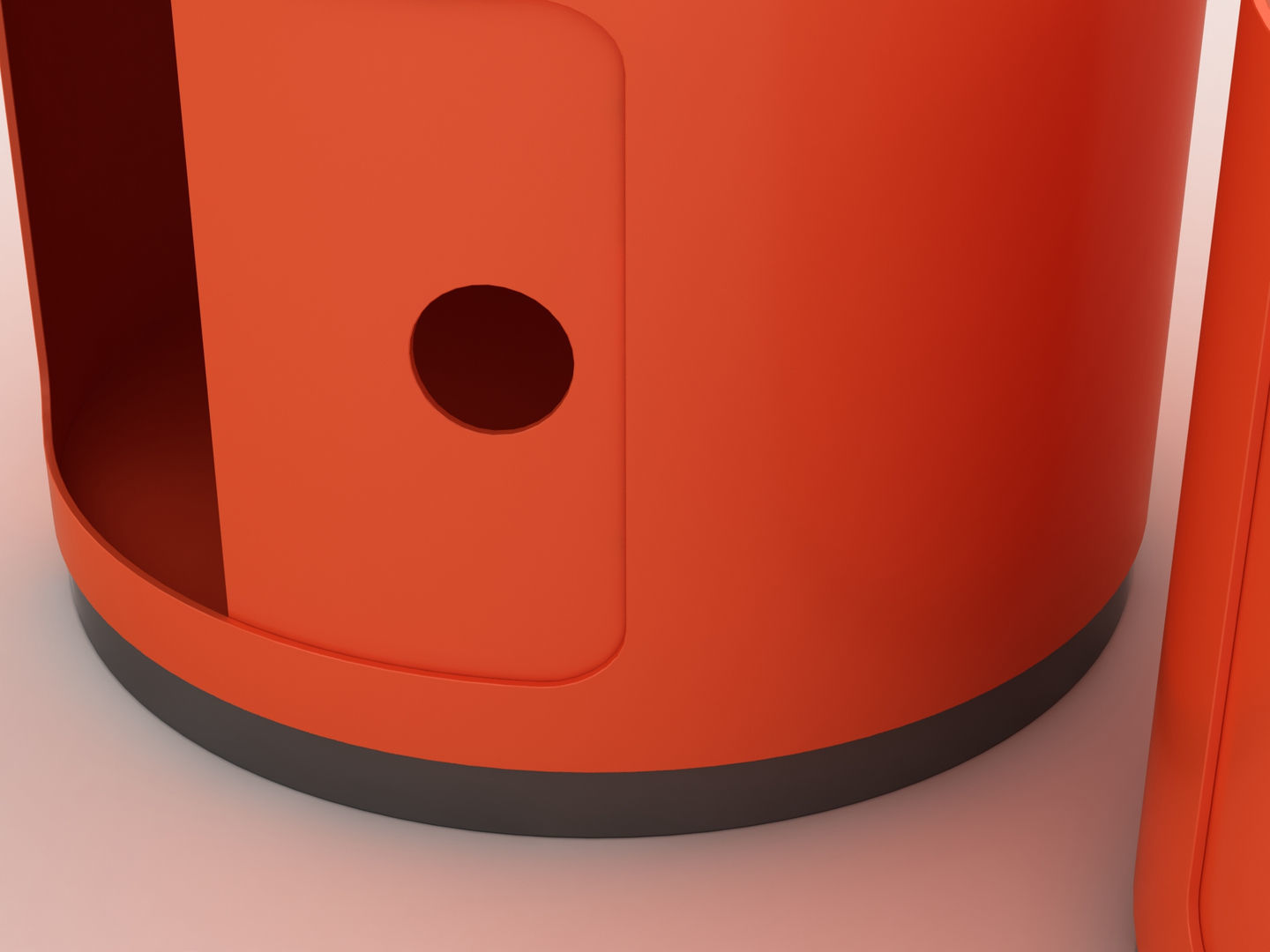 Kartell Cabinet Side Table 3D model_7