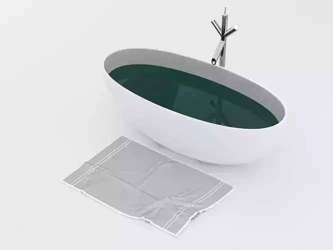 Modern Bathtub Setup