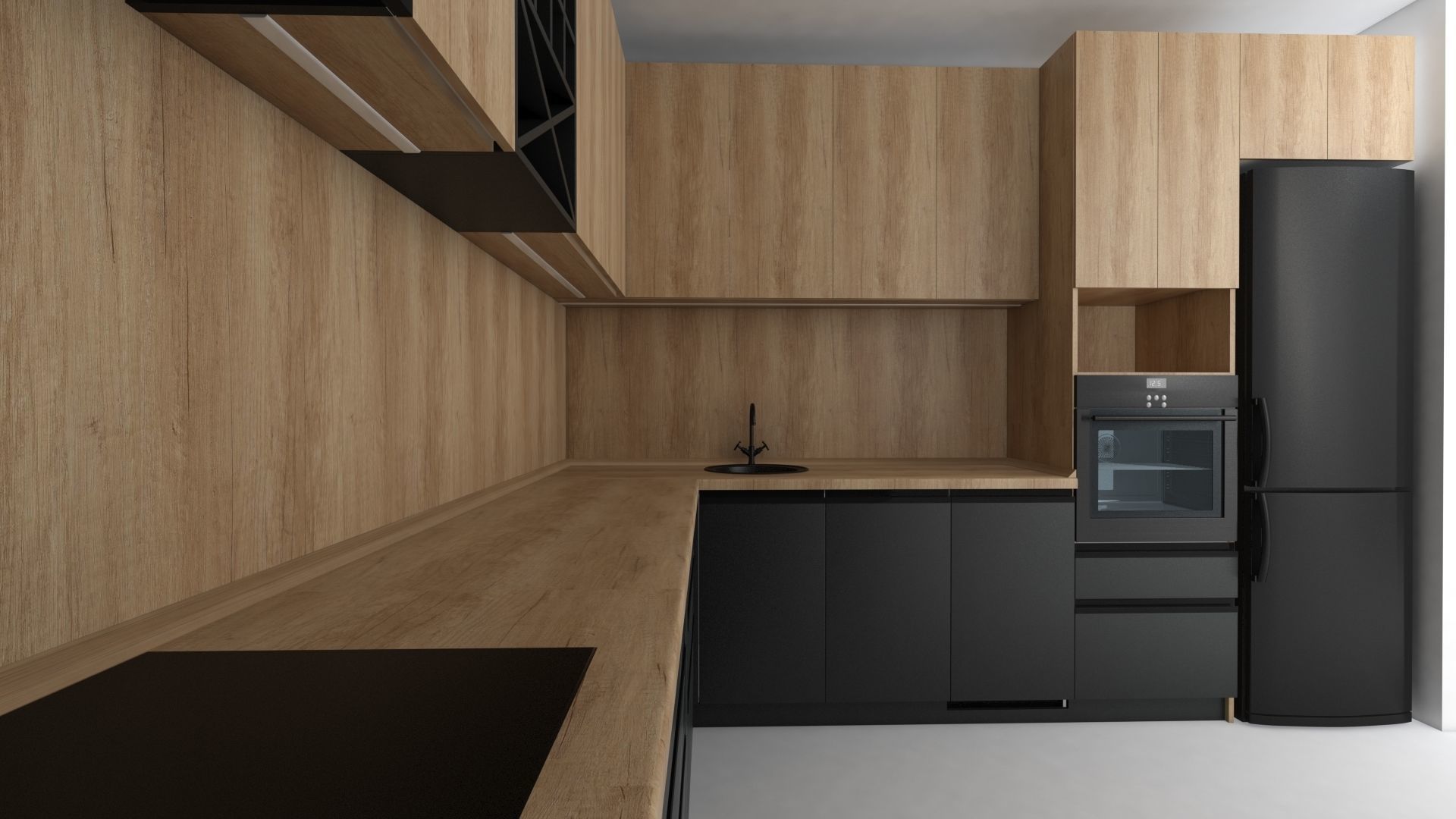 Kitchen - modern 3D model_3